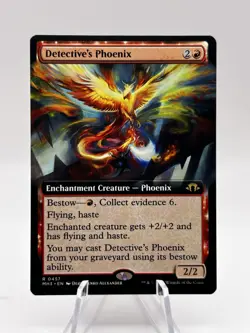 Detective's Phoenix 0457 Extended Art Modern Horizons 3 MH3 MTG NM - Image 1
