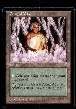 MTG Crystal Vein LP Light Play Mirage [4980] - Image 1