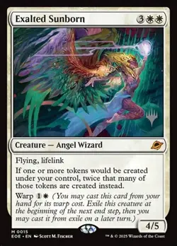 Exalted Sunborn - Promo EOE NM MTG - Image 1