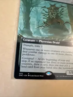 MTG Contaminant Grafter ONC 055 R NM Extended Art Regular - Image 3