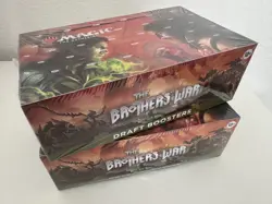 Magic The Gathering The Brother's War Draft Booster Box - sealed - Image 1
