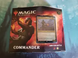 Commander Legends Commander Deck: Arm for Battle MTG NIB - Image 1