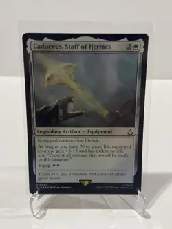 MTG - Caduceus, Staff of Hermes - Regular Rare #2 - UB: Assassin's Creed NM - Image 1