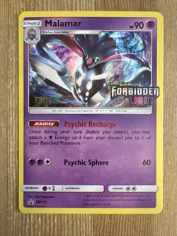 Malamar - SM117 - PreRelease Pokemon Promo Sun & Moon Ultra Rare Card NM STAFF - Image 1