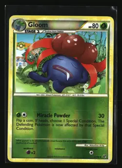 Pokemon GLOOM 27/90 Reverse Holo (2010 Undaunted) LP/Light Play - Image 1