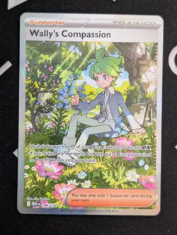 Wally's Compassion 186/132 Special Illustration Rare Pokemon Mega Evolution NM - Image 1