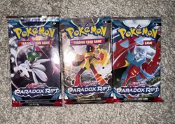 Pokemon Scarlet & Violet Paradox Rift 3 Booster Pack Lot - Factory Sealed - Image 1