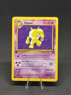 Pokemon Fossil Hypno 23/62 First Edition Non-holo Rare - Image 1