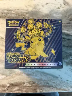 Pokemon Tcg, Scarlet And Violet Surging Sparks Elite Trainer Box Etb Brand New - Image 1
