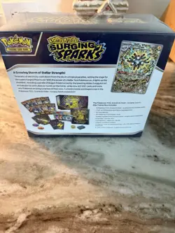 Pokemon Tcg, Scarlet And Violet Surging Sparks Elite Trainer Box Etb Brand New - Image 3