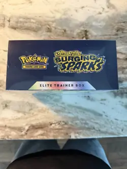 Pokemon Tcg, Scarlet And Violet Surging Sparks Elite Trainer Box Etb Brand New - Image 4