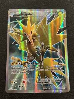 Pokemon TCG Zapdos 29/83 XY Generations Full Art Ultra Rare LP - Image 1