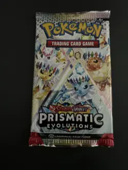 22.27g HEAVY Prismatic Evolutions Pokemon Sealed Booster Pack New - Image 2