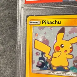 ⚡ 2019 POKEMON SM BLACK STAR PROMO #SM162 PIKACHU HOLO PROMO PSA 9 MINT SWIRL - Image 3