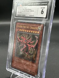 2003 Yu-Gi-Oh Slifer The Sky Dragon CGC 6 EX MT Eng. Game Boy Advance GBI-001 - Image 3