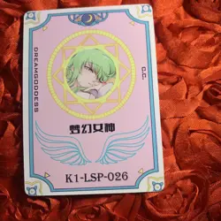C.C. Code Geass Dream Goddess Anime Holo Waifu Girl Card - Image 4
