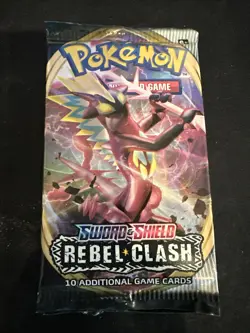 Pokemon SWSH Rebel Clash Booster Pack - 10 Cards / Pack - Random Art - SEALED - Image 2