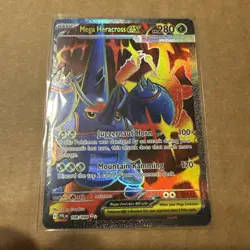 Pokemon Mega Heracross EX 108/094 Phantasmal Flames SR Full Art English Card TCG - Image 1