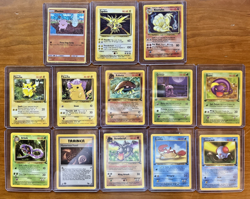 Pokemon Cards Lot (3 Holo) ( 10 Misc) Some Edition 1 1st - Image 1