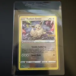 Radiant Eevee SWSH230 SWSH: Sword & Shield Promo Cards Holo. MINT - Image 1