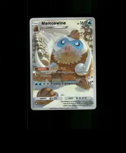 HOLO Mamoswine Card Mamoswine Pokemon Card READ DESCRIPTION BELOW p1 - Image 1