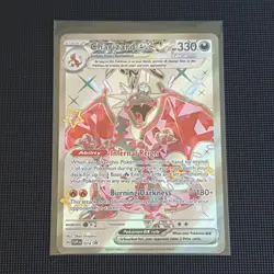 Pokemon TCG Charizard EX SVP074 Black Star Promo Full Art Card - Image 1