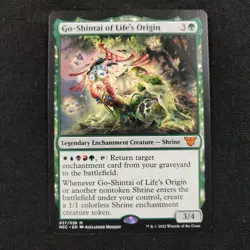 Go-Shintai of Life's Origin: Commander Kamigawa: Neon Dynasty Mtg TCG Card MP - Image 1
