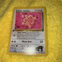 Pokemon Card - Erika's Clefairy Gym Challenge 40/132 Uncommon 1st Edition - Image 1