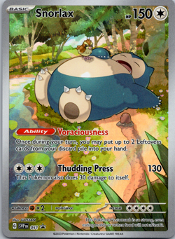Pokemon TCG Snorlax SVPO51 Holo 151 ETB Promo Card NM - Image 1
