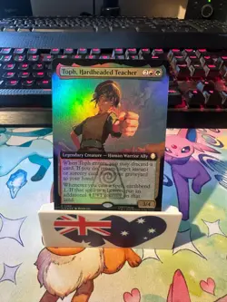 MTG - Toph, Hardheaded Teacher (0384 - Extended Art, FOIL) - Image 1