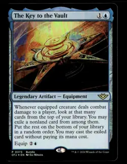 MTG - The Key to the Vault - OTJ Promo - Unique & Miscellaneous PROMO - NM FOIL - Image 1