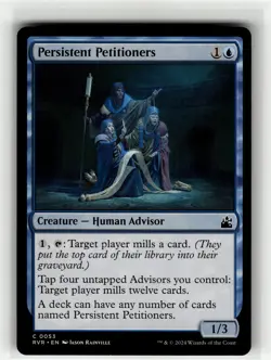 PERSISTENT PETITIONERS Ravnica Remastered #53 RVR(NM+)(MTG) - Image 1