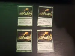 Magic The Gathering Lot of 4x Moonmist. Lightly Played. - Image 1