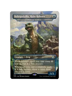 MTG Babygodzilla Pollywog Symbiote IKO 372 Regular NM - Image 1