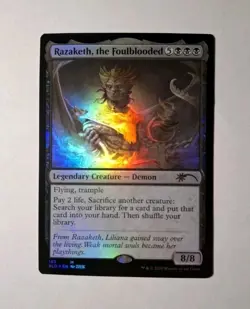 SLD Razaketh, the Foulblooded Secret Lair Drop Foil MTG NM - Image 1
