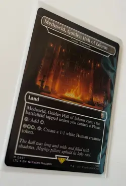 MTG - Lord of the Rings - Meduseld (Castle Ardenvale) Surge Foil - Mythic 0391 - Image 2