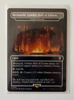 MTG - Lord of the Rings - Meduseld (Castle Ardenvale) Surge Foil - Mythic 0391 - Image 3