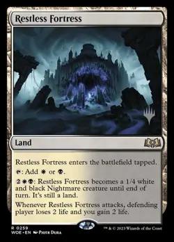 Restless Fortress - Promo WoE NM MTG - Image 1