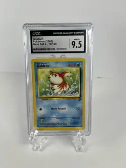 Pokemon Cards: Base Set 2 Common: Goldeen 76/130: CGC 9.5 - Image 1