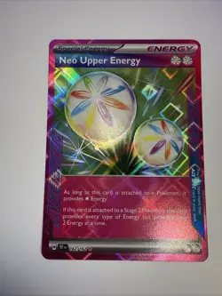Neo Upper Energy 162/162SV05: Temporal Forces Ace Spec Holo Pokemon TCG - Image 1