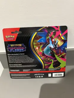 Pokemon TCG Mega Evolution Phantasmal Flames Triple Booster Pack New and Sealed - Image 2