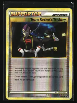 Pokemon TEAM ROCKET'S TRICKERY 78/90 Reverse Holo (2010 Undaunted) LP/Light Play - Image 1
