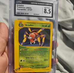 ARIADOS - 2003 AQUAPOLIS 3/147 CGC 8.5 Pokemon Tcg - Image 1