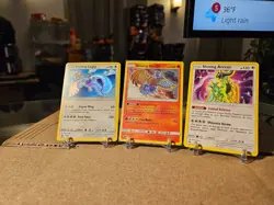 Pokemon Lot 3 Shining Lugia Holo Sun & Moon 82, Shining Ho oh sm70 and Arceus 57 - Image 2