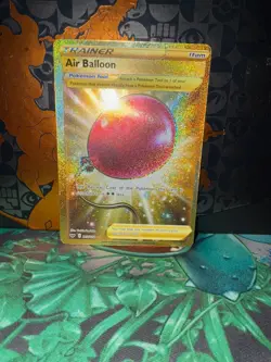 Pokemon TCG Air Balloon 213/202 Gold Secret Rare Trainer - Sword & Shield - Image 1