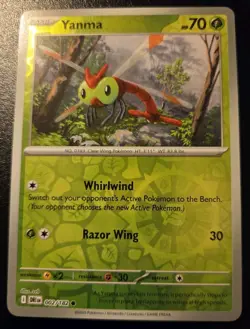 Yanma 002/182 Reverse Holo Common Scarlet & Violet: Destined Rivals Pokemon TCG - Image 1