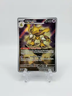 SEALED Alakazam MEP 009 Mega Evolution ETB Black Star Promo Pokemon TCG - Image 1