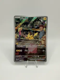 Pokemon Pikachu 173/165 Sv: Scarlet & Violet 151 Holo Illustration Rare Base Set - Image 1
