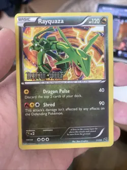 Rayquaza - 11/20 (Dragon Vault) Blister Exclusives Promo Holo Pokemon TCG LP - Image 1