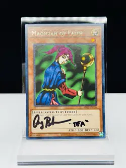 Magician of Faith Yu-Gi-Oh TCG #MRD-EN036 Autographed & Quoted By Amy Birnbaum - Image 2